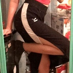 Split one piece puma athletic skirt